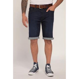 JP1880  Bermuda di jeans con taglio speciale per l'addome, cinque tasche e tessuto estremamente elasticizzato 