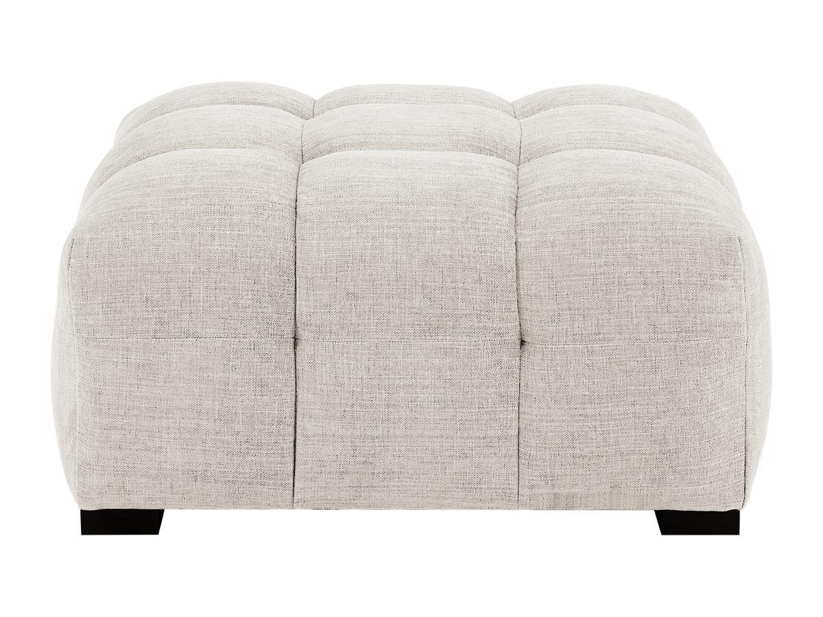 PASCAL MORABITO Ecksofa & Hocker - Ecke links - melierter Stoff - Beige - DILOME von Pascal Morabito  