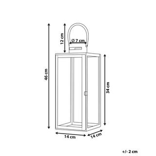 Beliani Lanterne en Acier inox Moderne CYPRUS  
