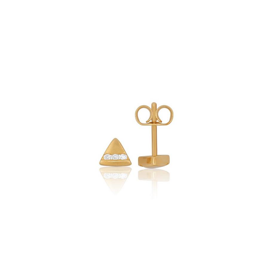 Ohrstecker Gelbgold 750 Diamant 0.05ct. 5mm