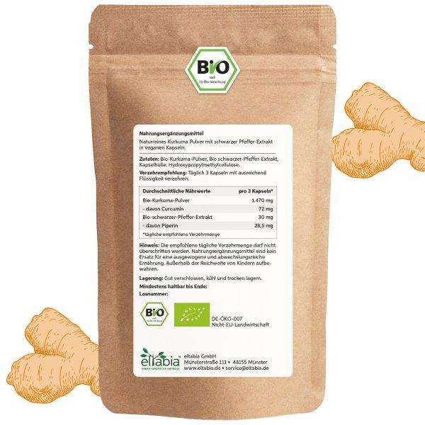 Tefal  Bio Kurkuma Piperin Kapseln 