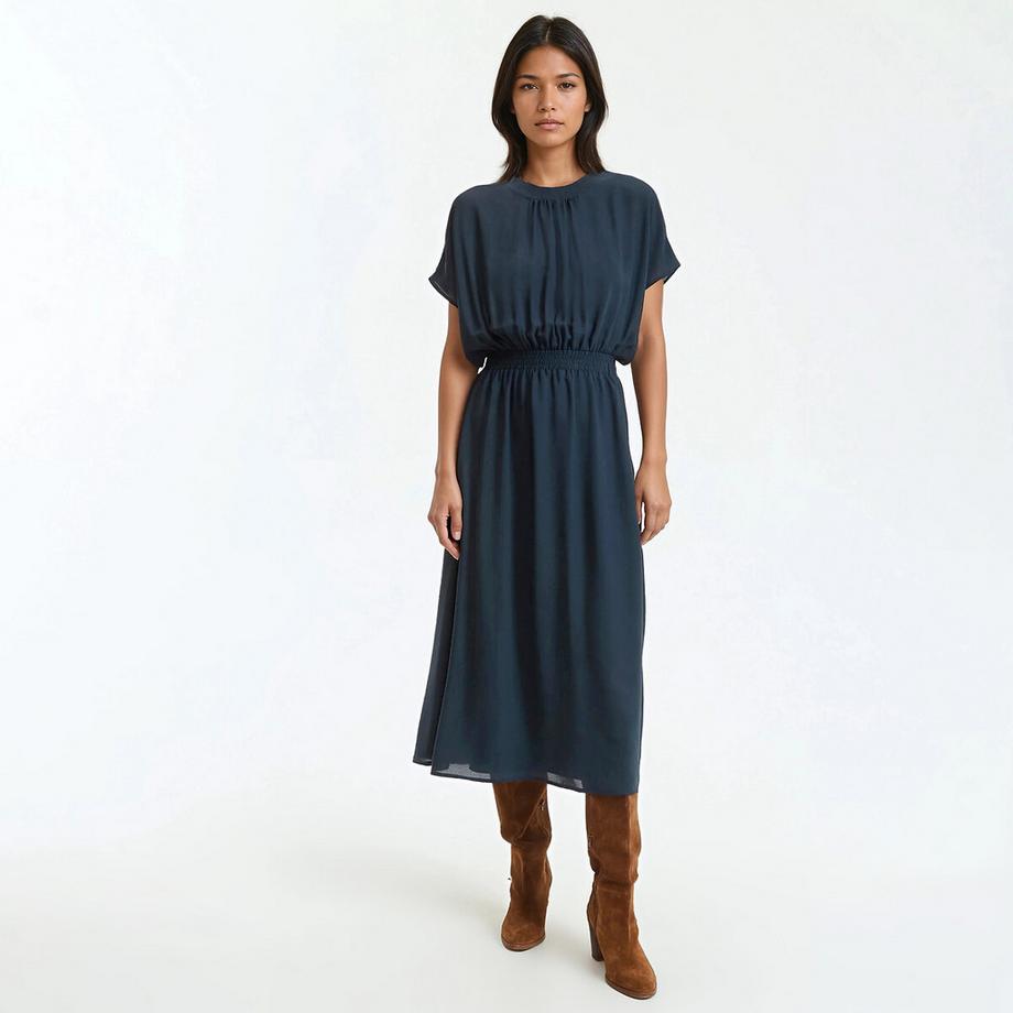 La Redoute Collections Ausgestelltes Maxikleid gesmokter Taille  