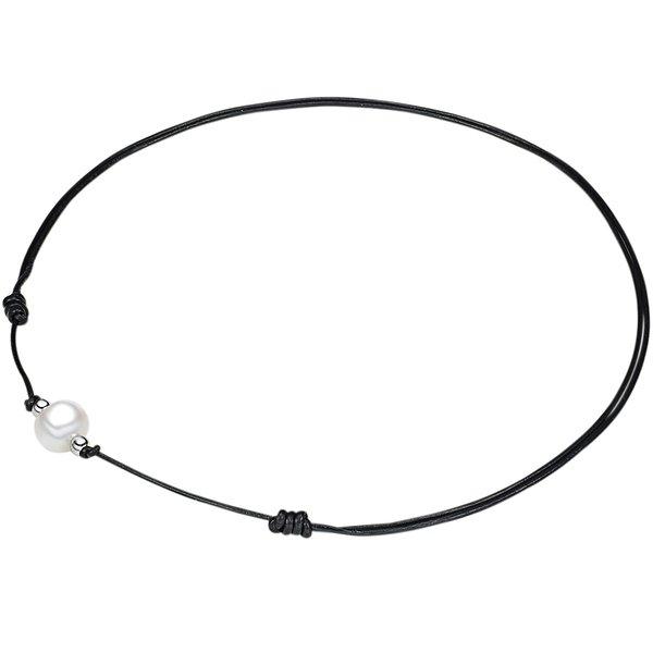 Valero Pearls  Femme Collier en cuir 