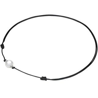 Valero Pearls  Leder-Kette 