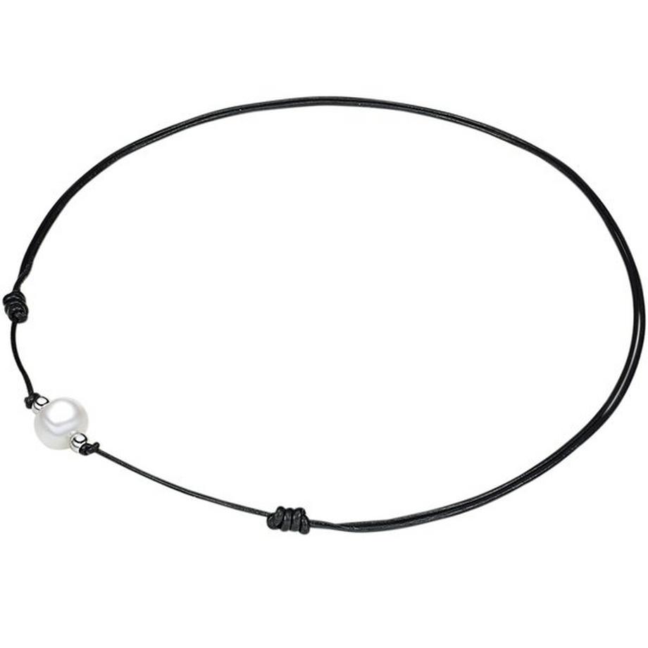 Valero Pearls  Femme Collier en cuir 