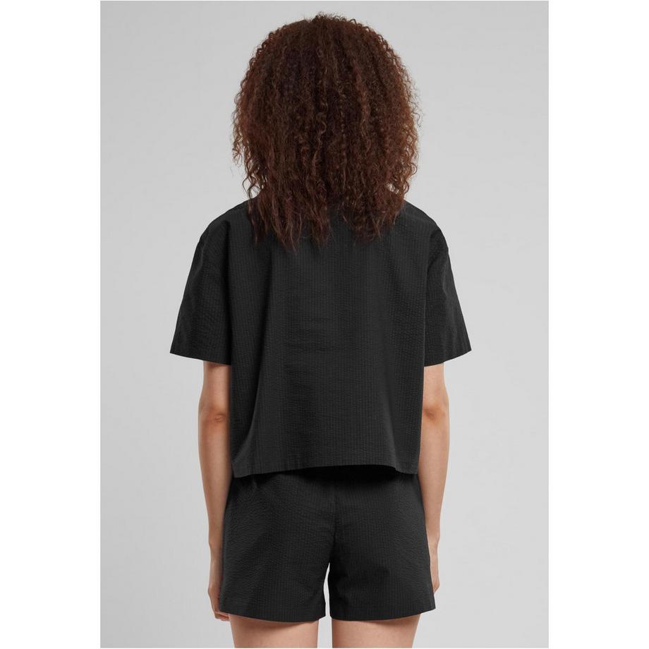 URBAN CLASSICS Chemise Seersucker Manches Courtes  