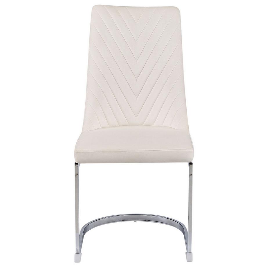 Beliani Esszimmerstuhl 2er Set aus Samtstoff Glamourös ALTOONA  