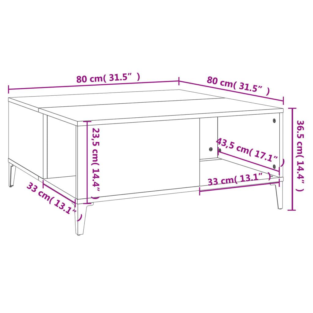 VidaXL Table basse bois d'ingénierie  