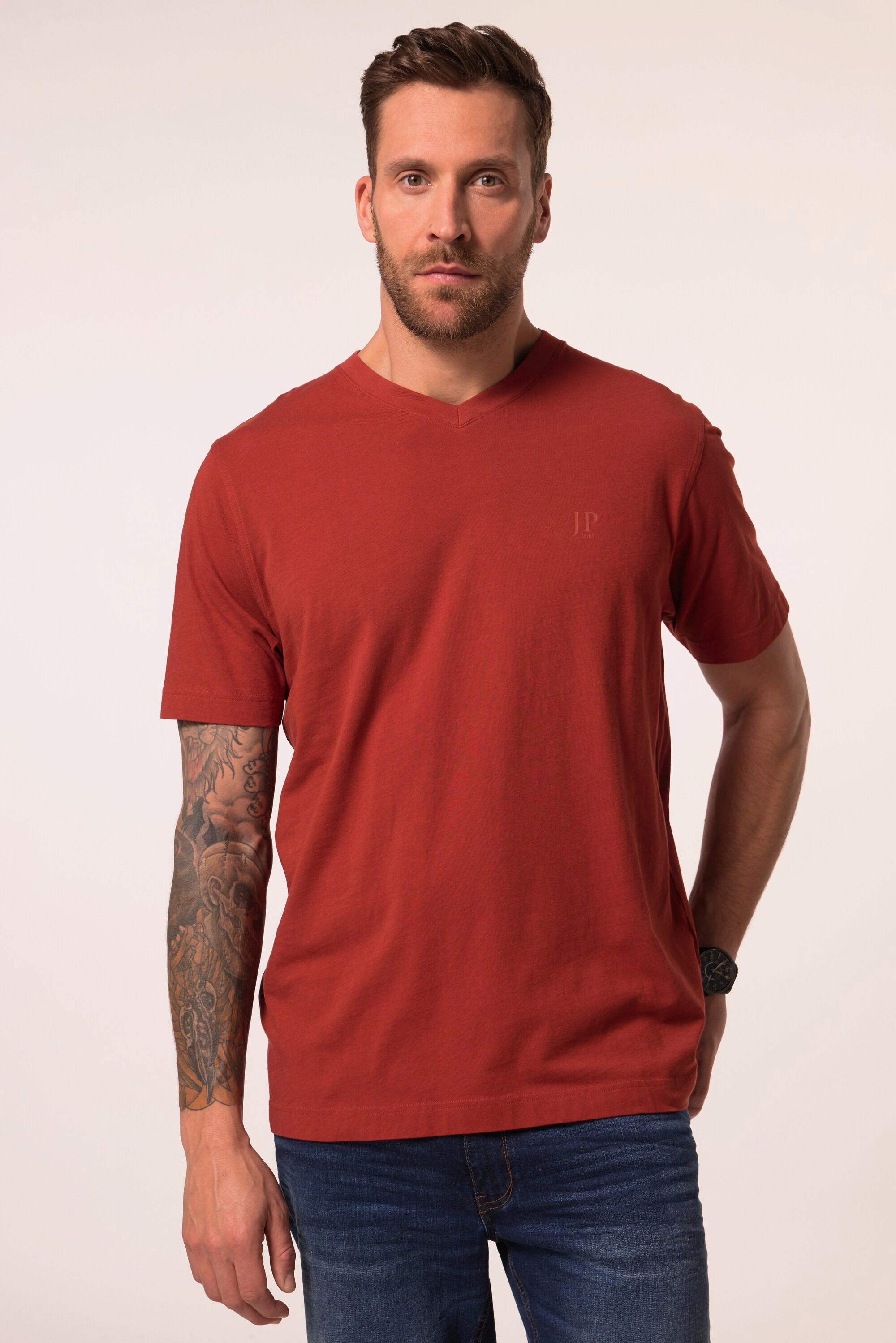 JP1880 T-Shirt Basic Scollo a V Maniche Corte Confezione Doppia  