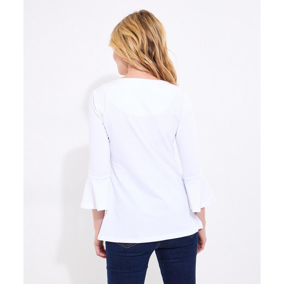 Joe Browns Top Lungo in Jersey con Abbottonatura  