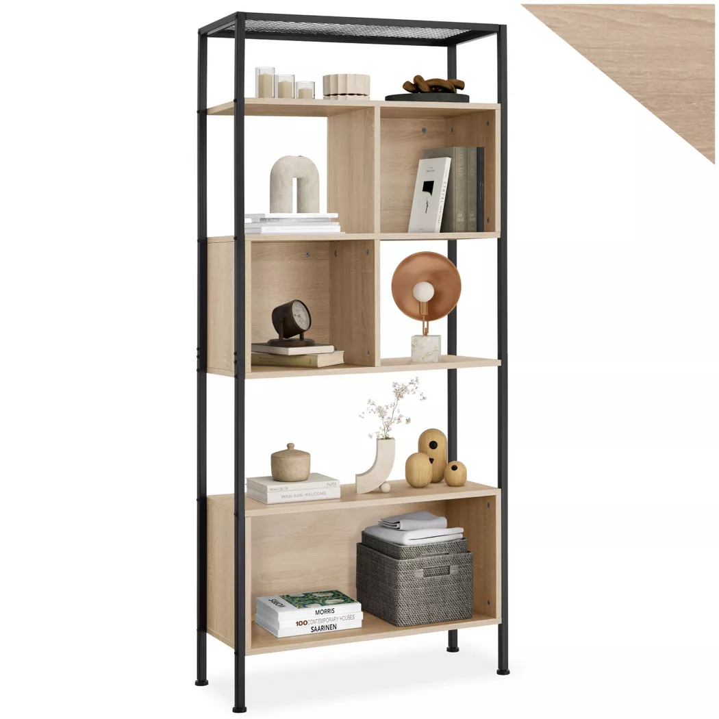 Tectake - Etagère Hastings, 171CM, Sable