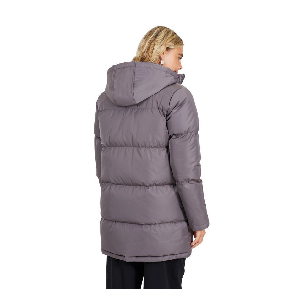 Brave Soul Lange Kapuzenjacke mit Steppung  