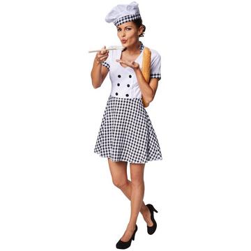 Costume de chef de cuisine pour femme