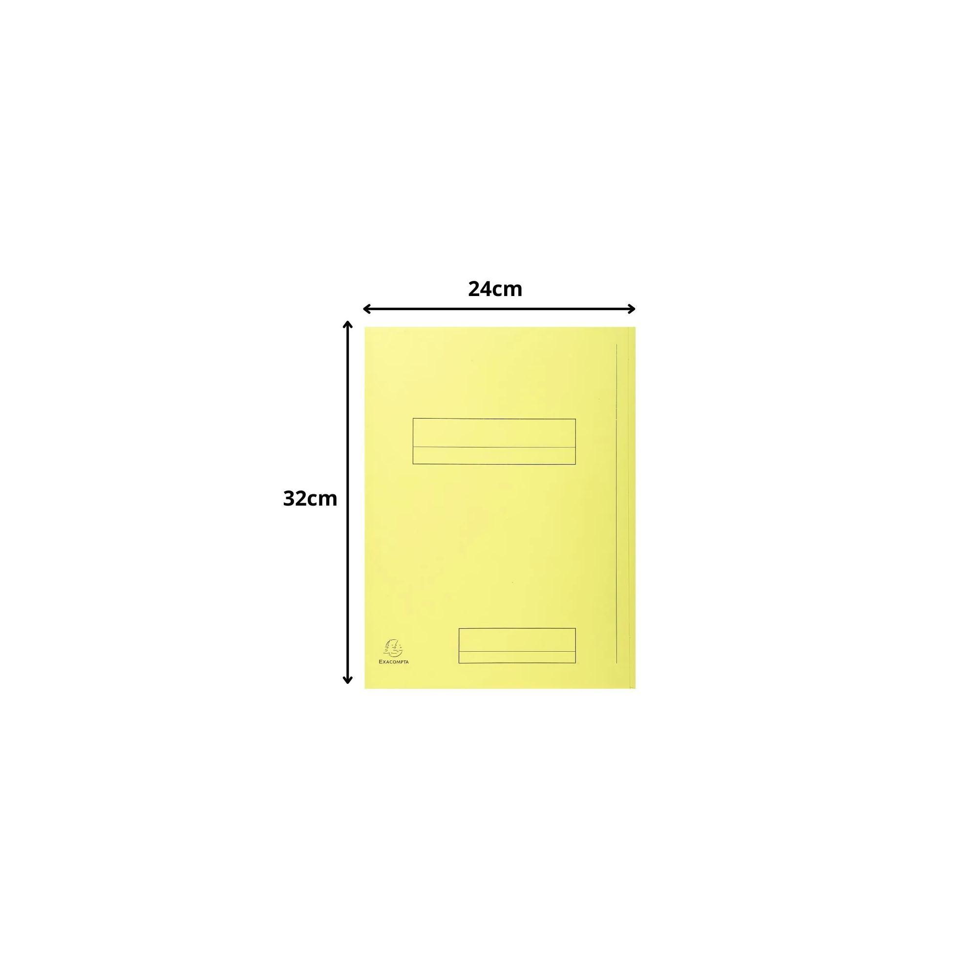 Exacompta Confezione da 50 cartelle stampate 2 alette SUPER 210 - 24x32cm - x 5  