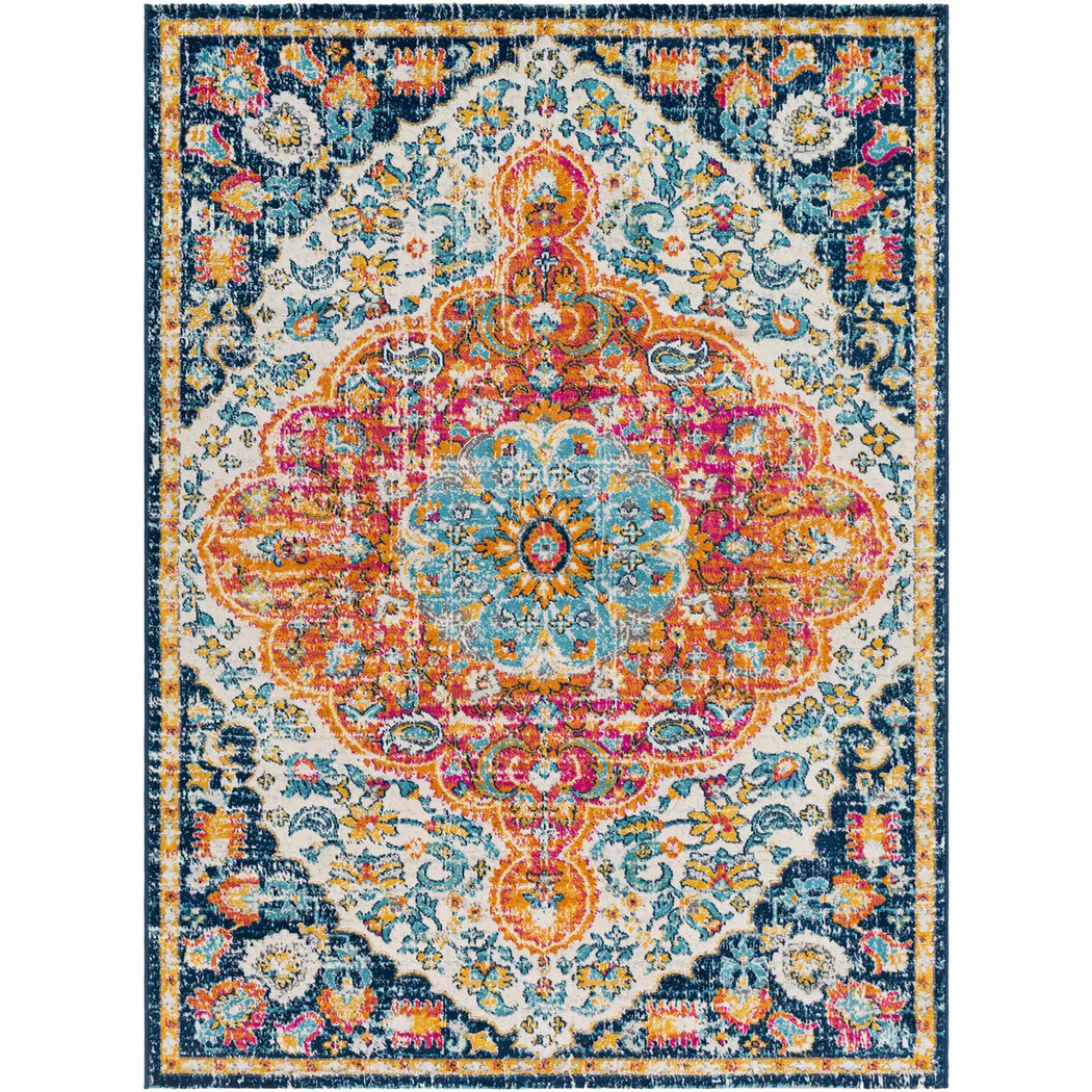 LIVABLISS - Vintage Orient-Teppich WREN, 160X230CM, Multicolor