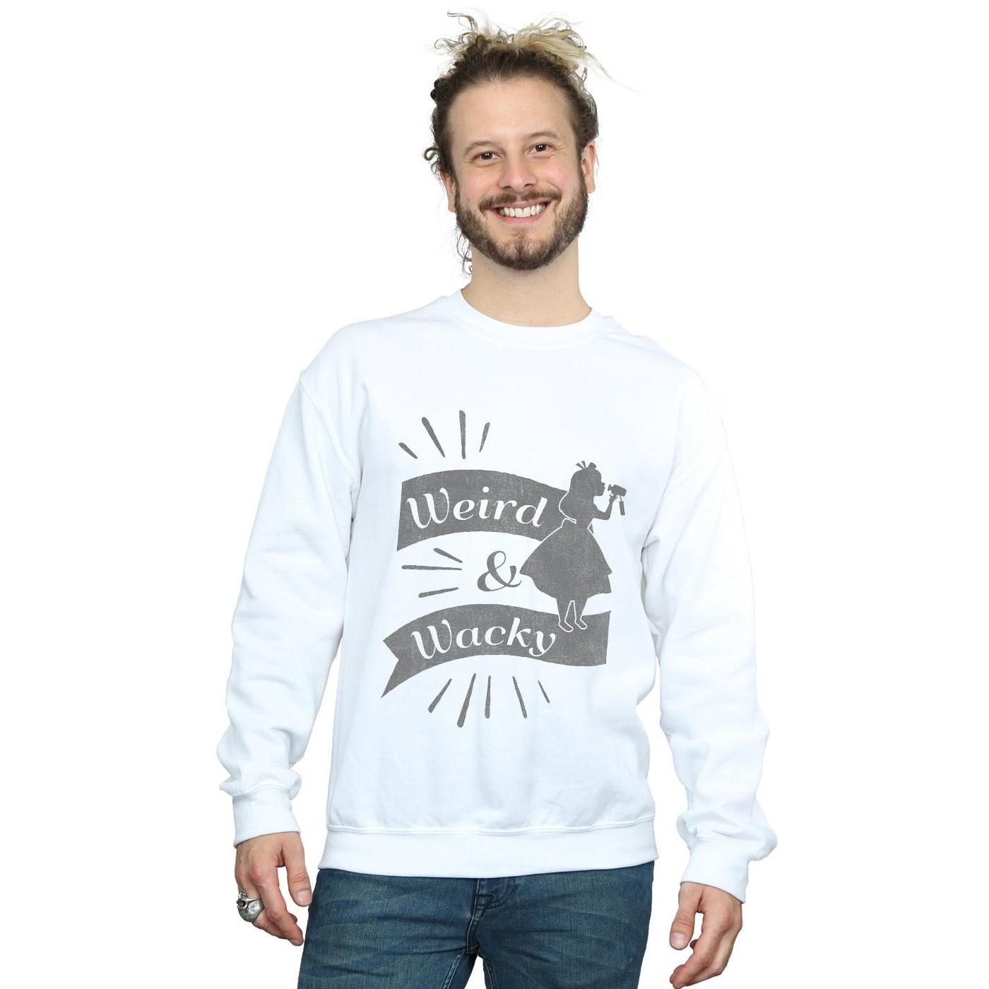 Disney  Alice In Wonderland Weird And Wacky Sweatshirt 