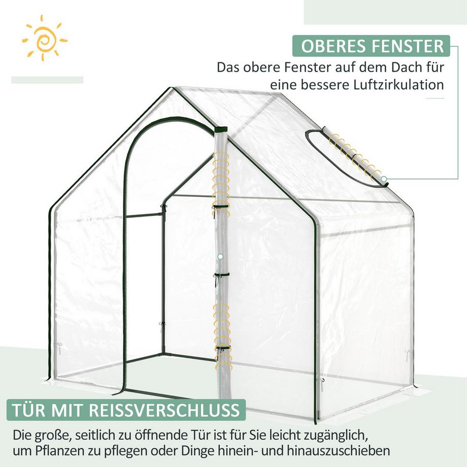 Outsunny Foliengewächshaus  