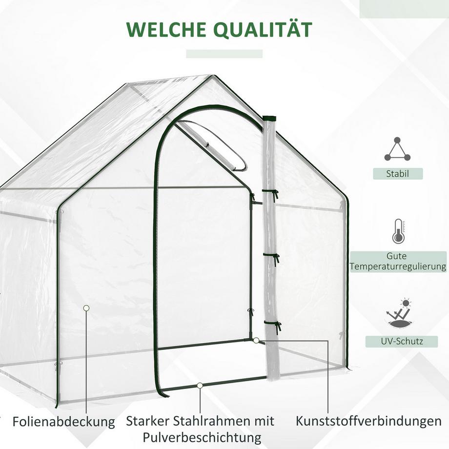 Outsunny Foliengewächshaus  