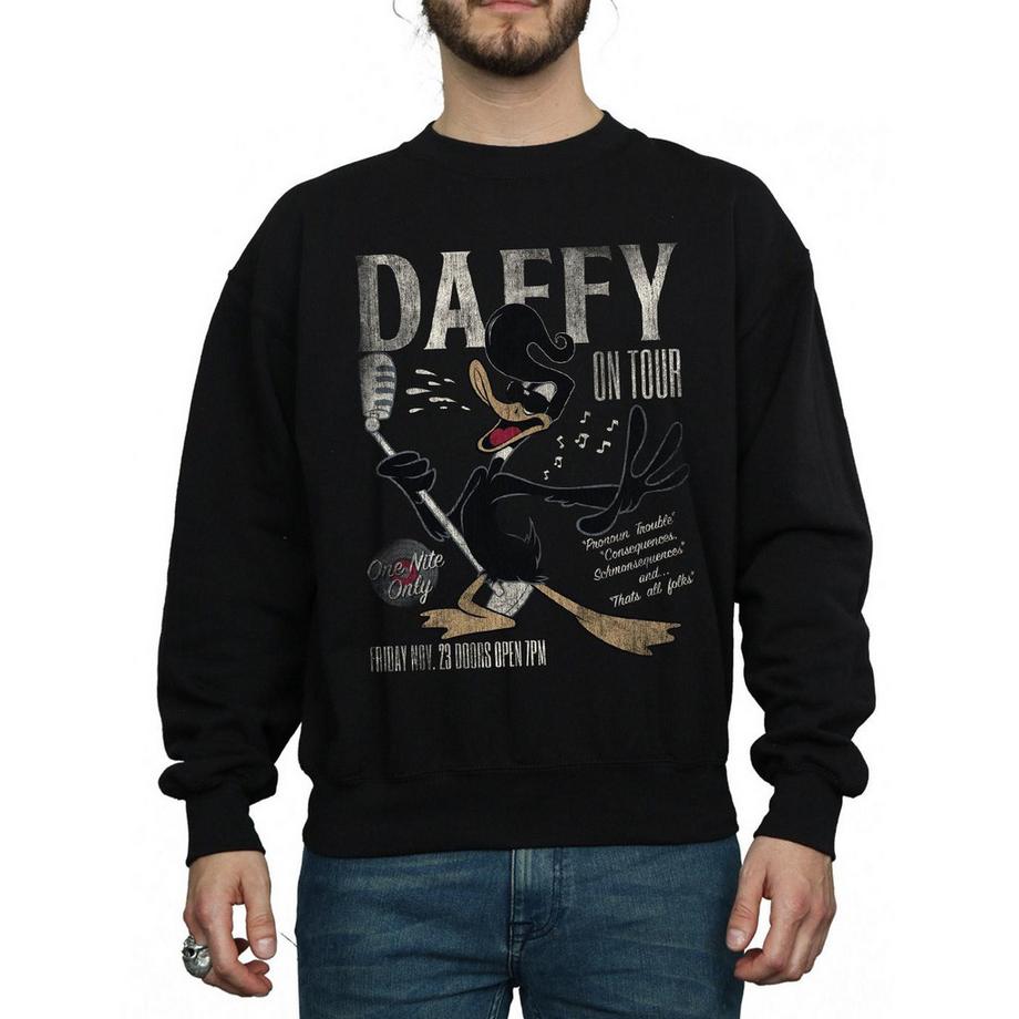 LOONEY TUNES Daffy Duck On Tour Sweatshirt  