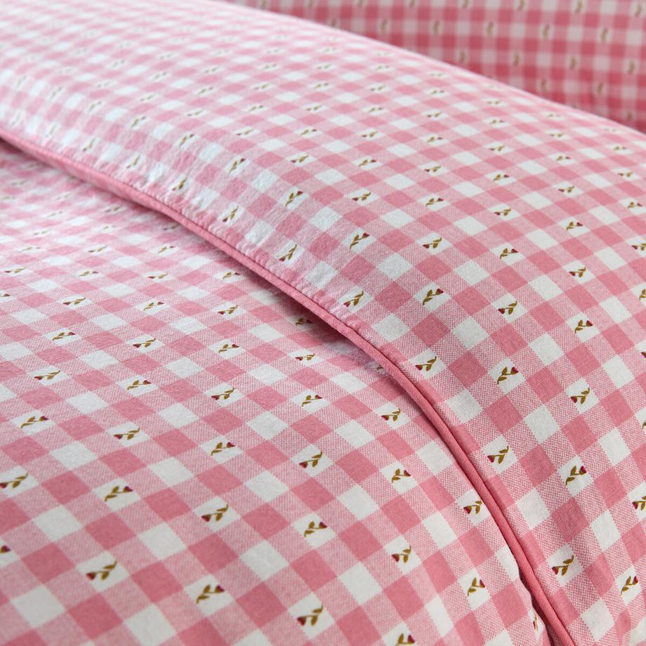 La Redoute Intérieurs Housse de couette en coton lavé Vichy Carreaux  