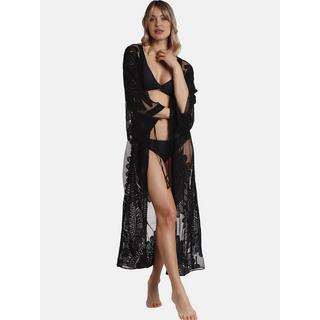 Admas  Halblanger Strandkaftan Flower 