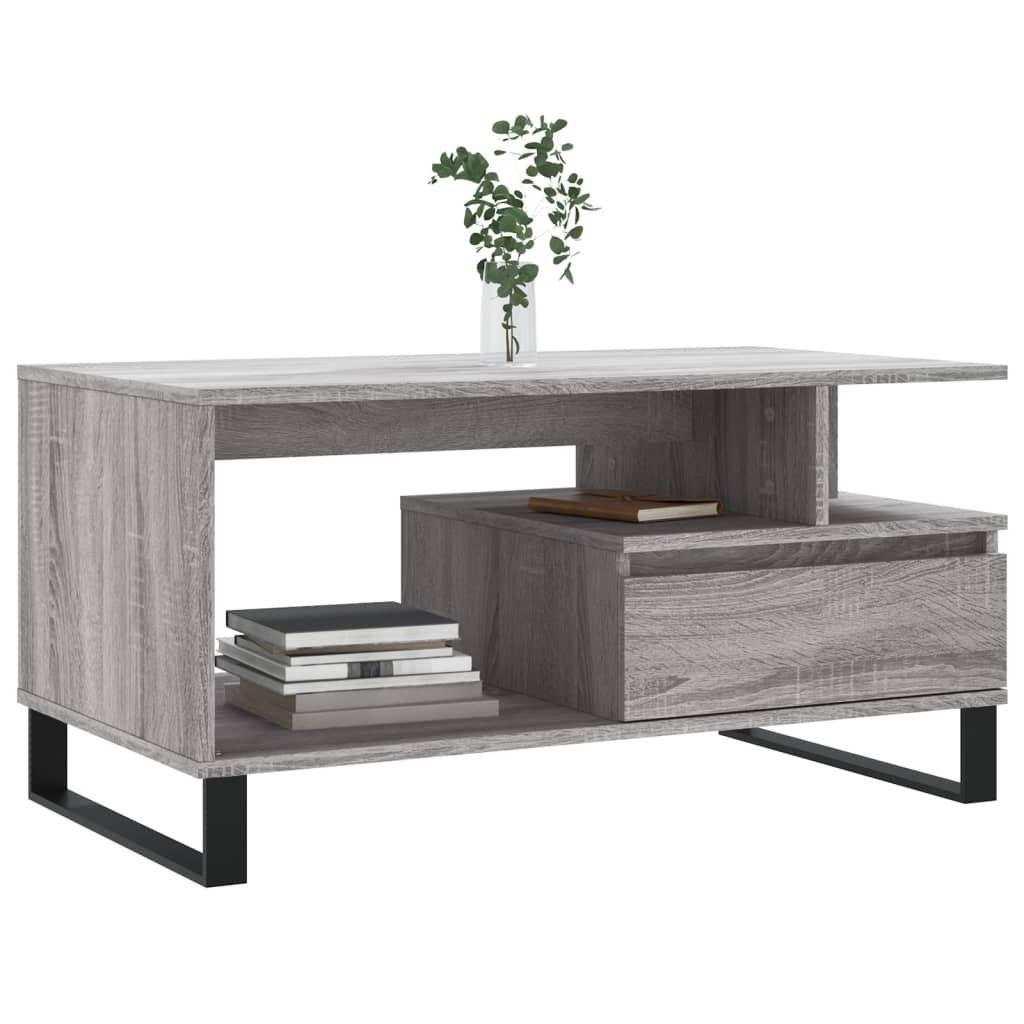 VidaXL Table basse bois d'ingénierie  