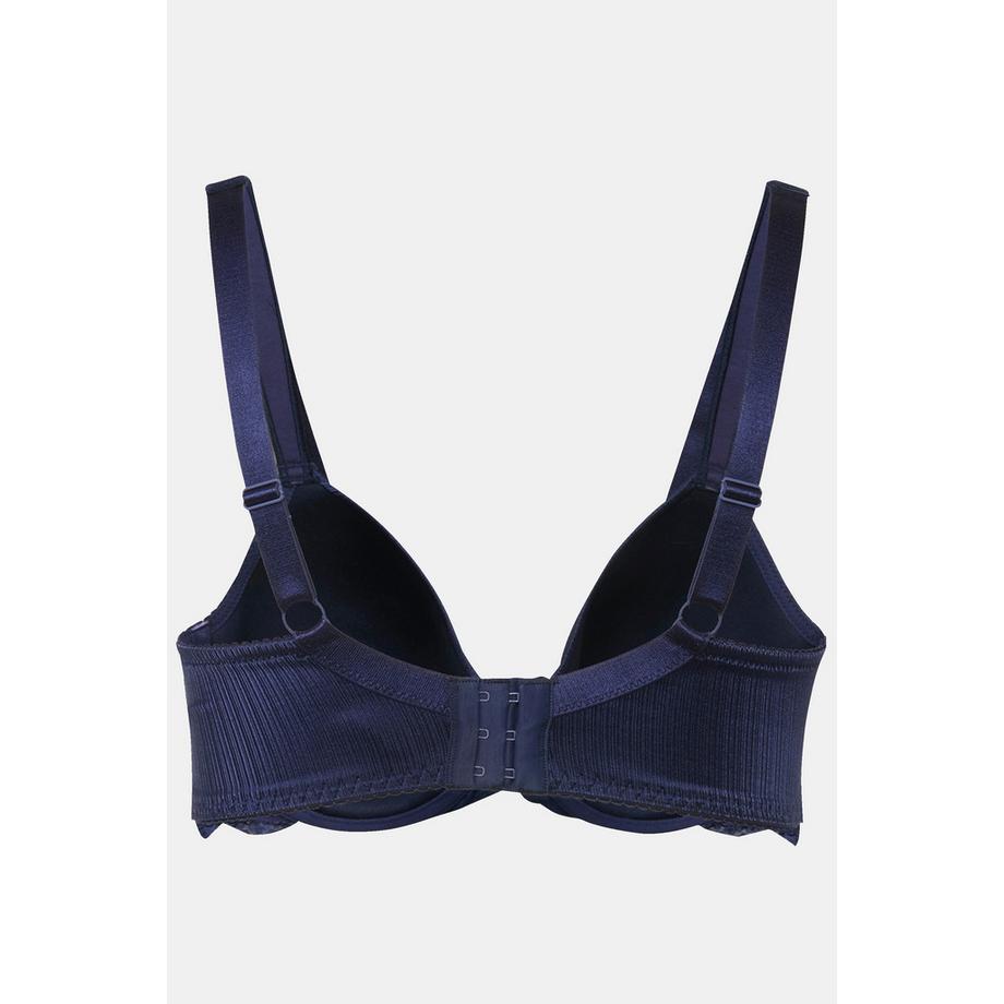 Ulla Popken Soutien-gorge à armatures bonnets souples satin dentelle  