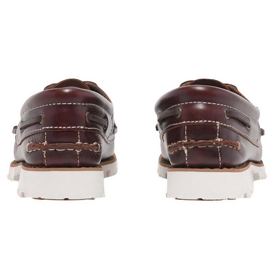 Timberland Chaussures Bateau Classiques en Cuir  