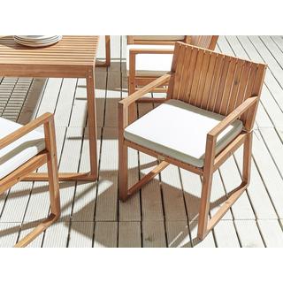 Beliani Coussin pour chaise de jardin en Polyester Scandinave SASSARI  