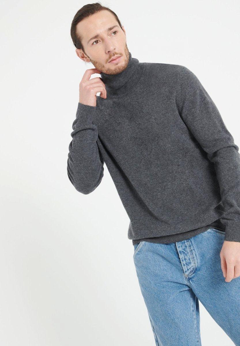 Studio Cashmere8  LUKE 3 Pull col roulé - 100% cachemire 