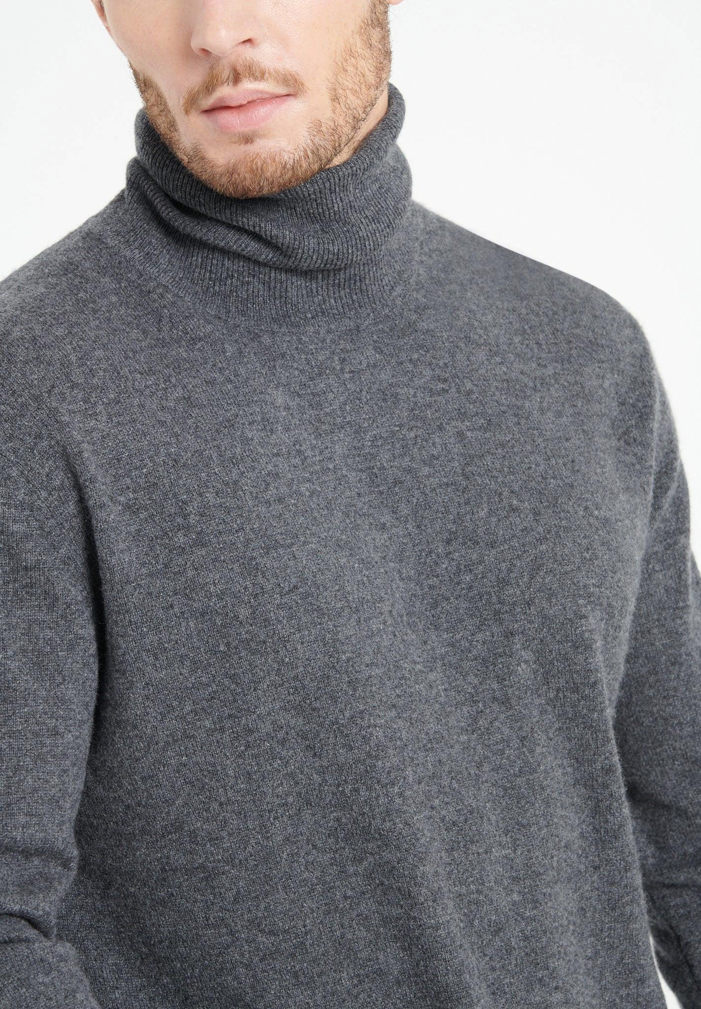 Studio Cashmere8  LUKE 3 Pull col roulé - 100% cachemire 