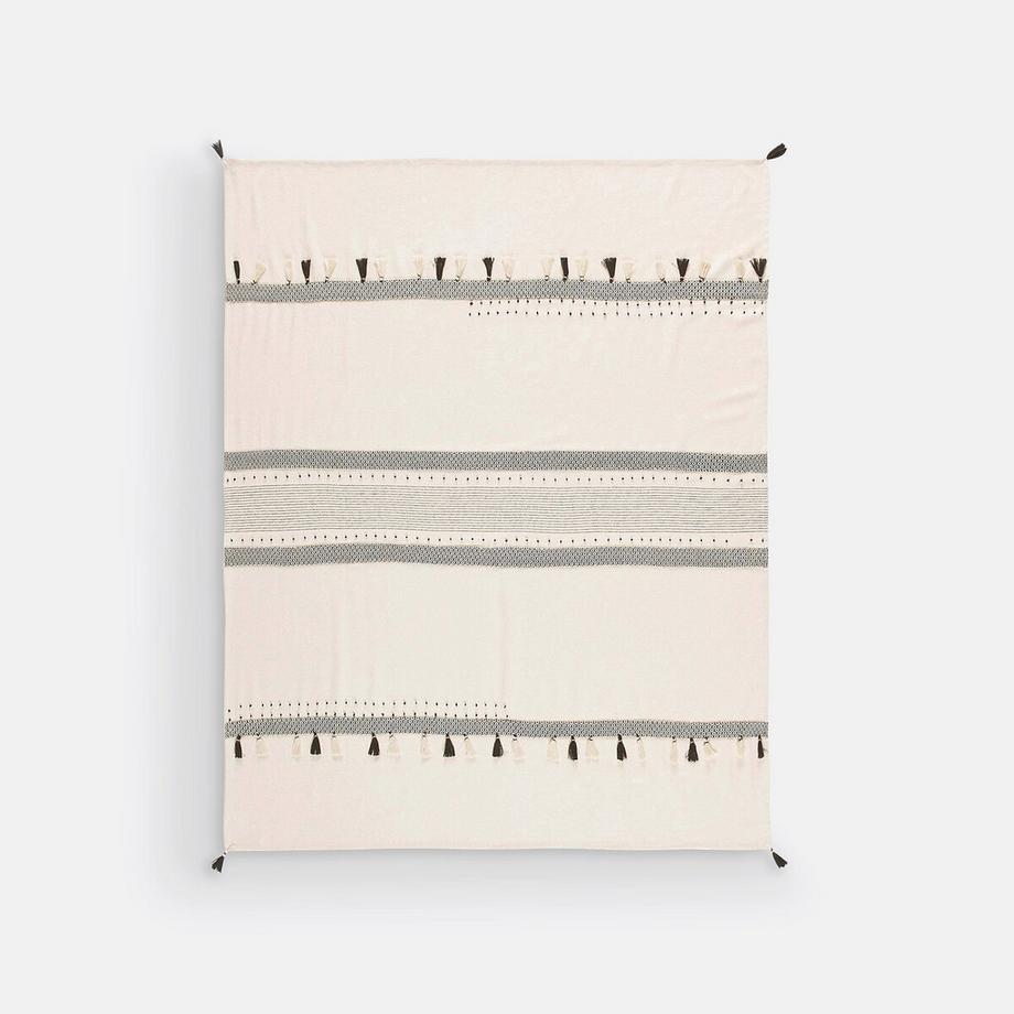 La Redoute Intérieurs PARFETO Plaid Écru  