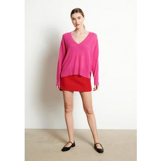 Studio Cashmere8  RIA 3 Maglia profonda oversize con scollo a V - 100% cashmere 