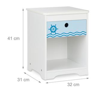 Northio Table de chevet pour enfant avec tiroir  