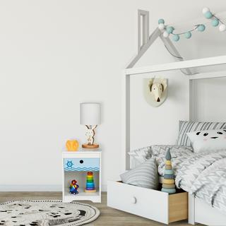 Northio Table de chevet pour enfant avec tiroir  