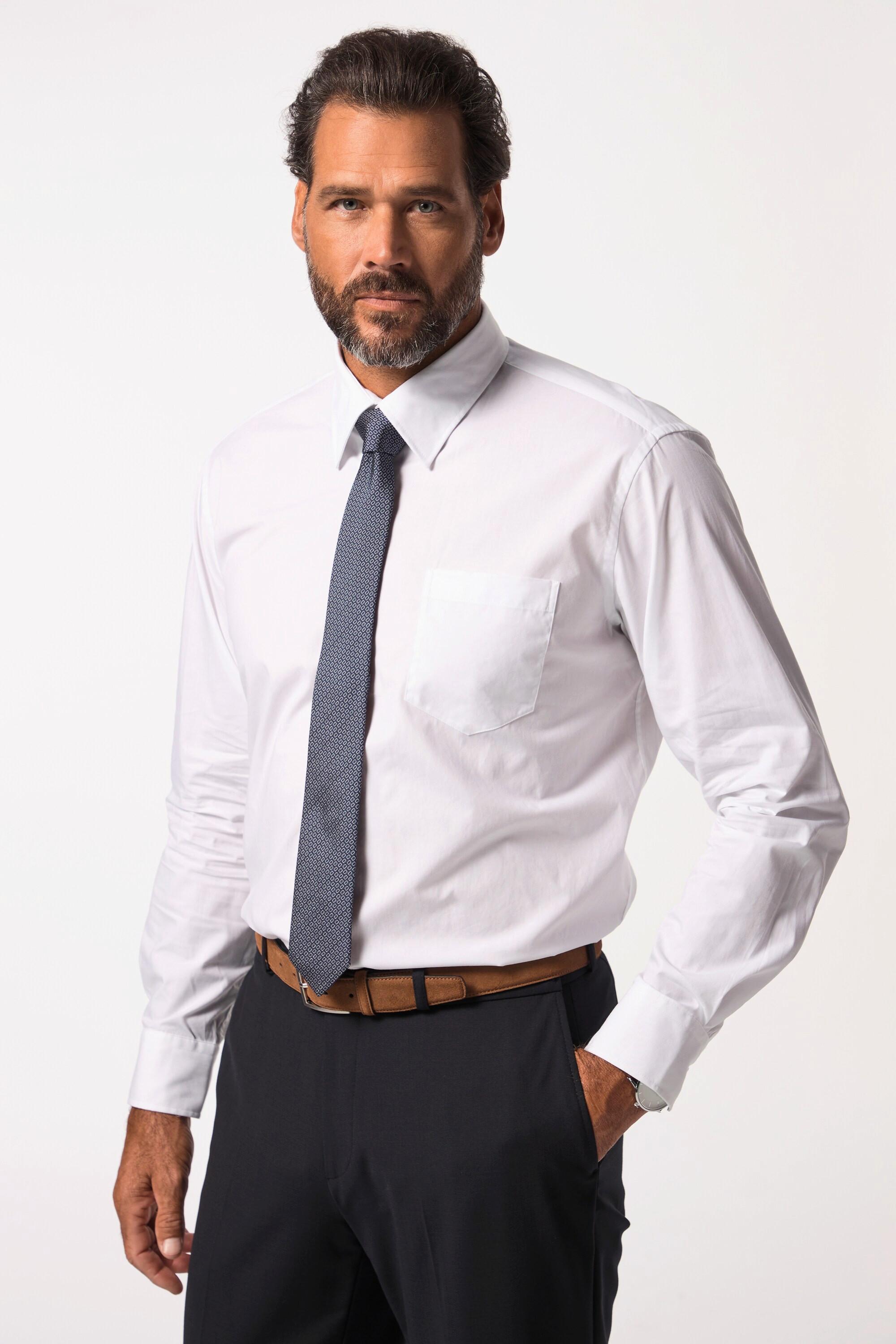 JP1880  Chemise Business à col Vario, coupe Comfort Fit blanc neige 