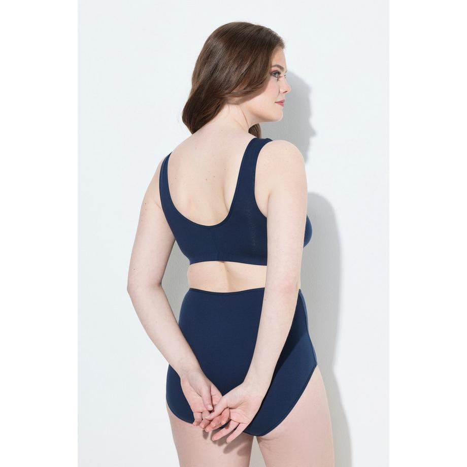 Ulla Popken Bustier Vorderverschluss Baumwoll Qualität  