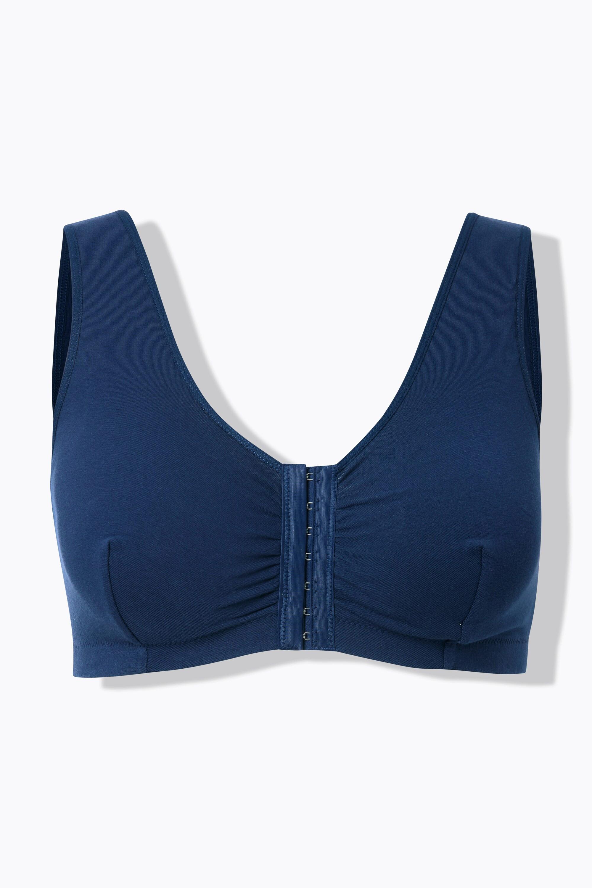 Ulla Popken Bustier Chiusura Anteriore Qualità Cotone  