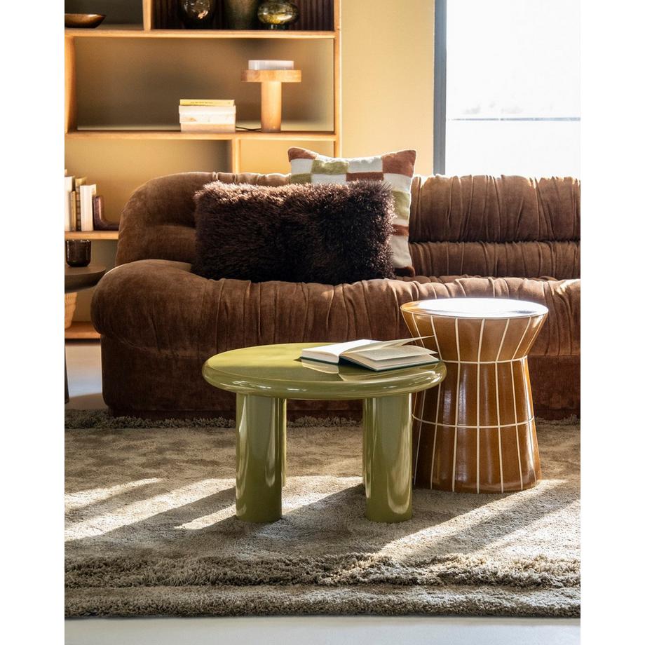 mutoni Table basse Bloop vert 80x80  