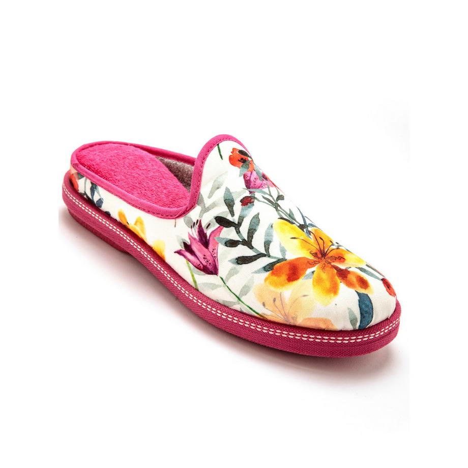 Pédiconfort Blumen Pantoletten  
