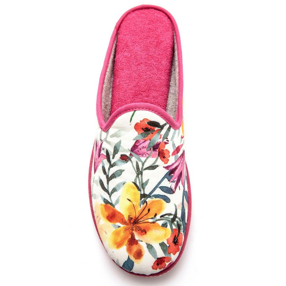 Pédiconfort Blumen Pantoletten  