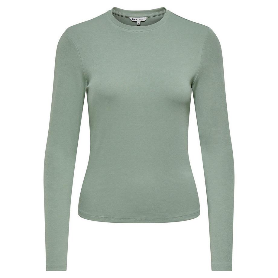 Longsleeve  1er Pack Figurbetont-ONLRILEY O-NECK TOP