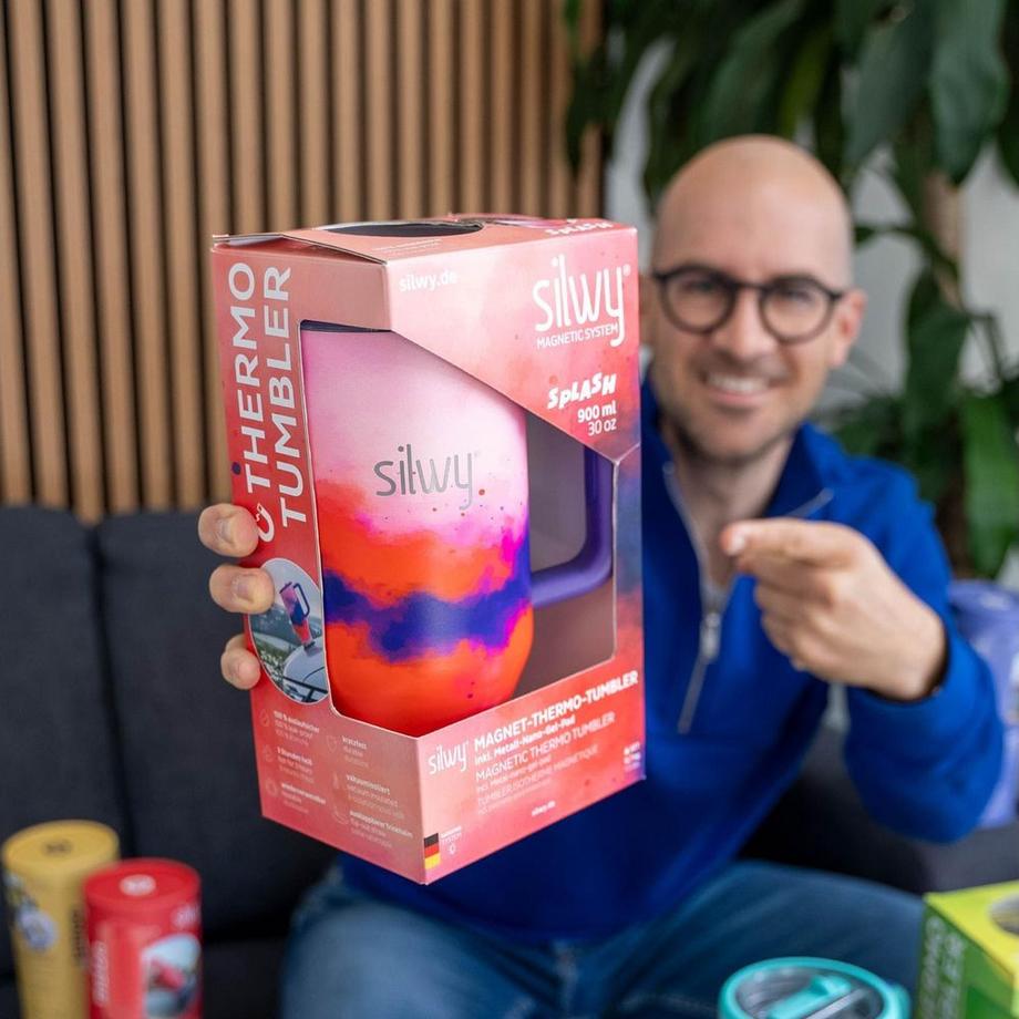 Silwy Magnet-Thermo-Tumbler SPLASH  