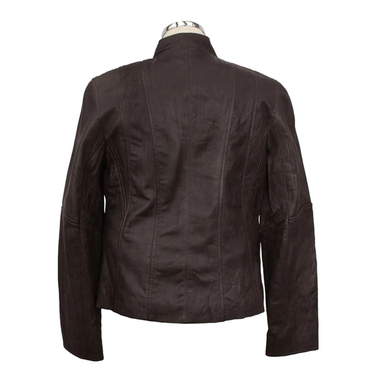Eastern Counties Leather Stehkragen Lederjacke  