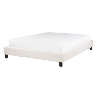 Beliani Letto con rete a doghe en Bouclé Moderno ROANNE  