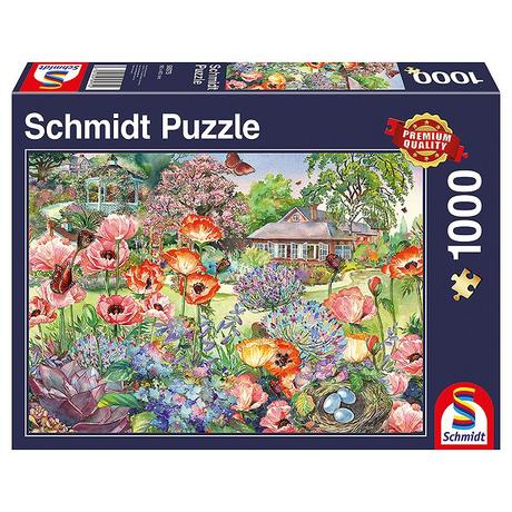 Schmidt  Puzzle Blühender Garten (1000Teile) 