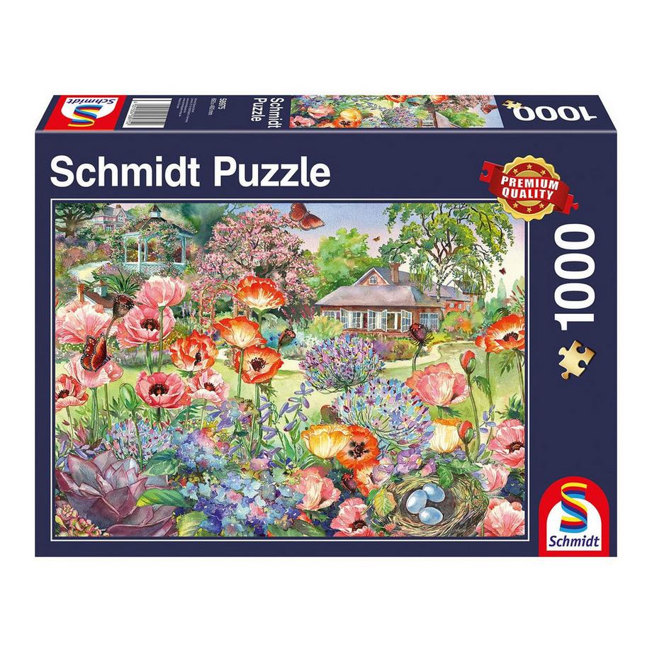 Schmidt  Puzzle Blühender Garten (1000Teile) 