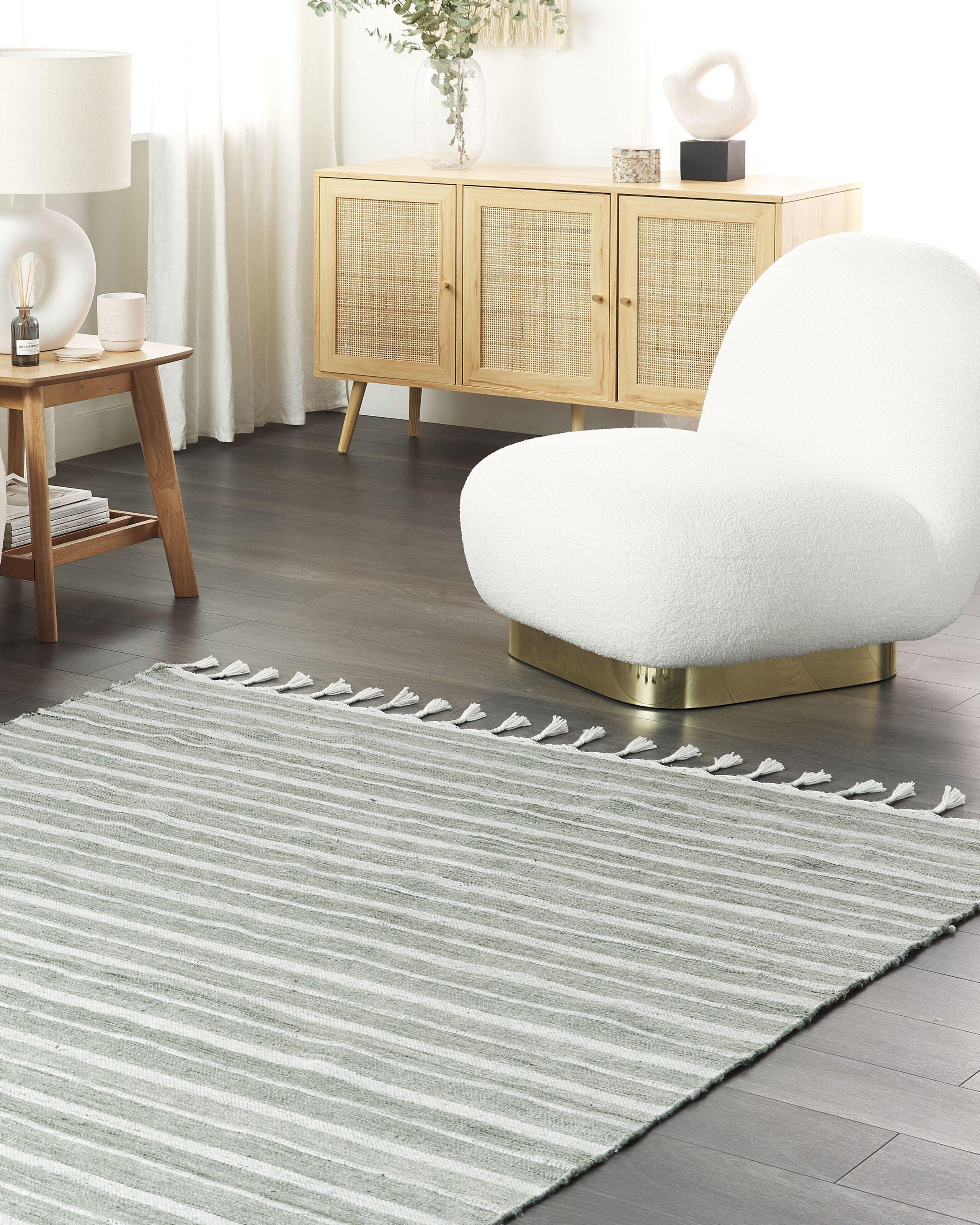 Beliani Tapis en Matière synthétique Boho BADEMLI  