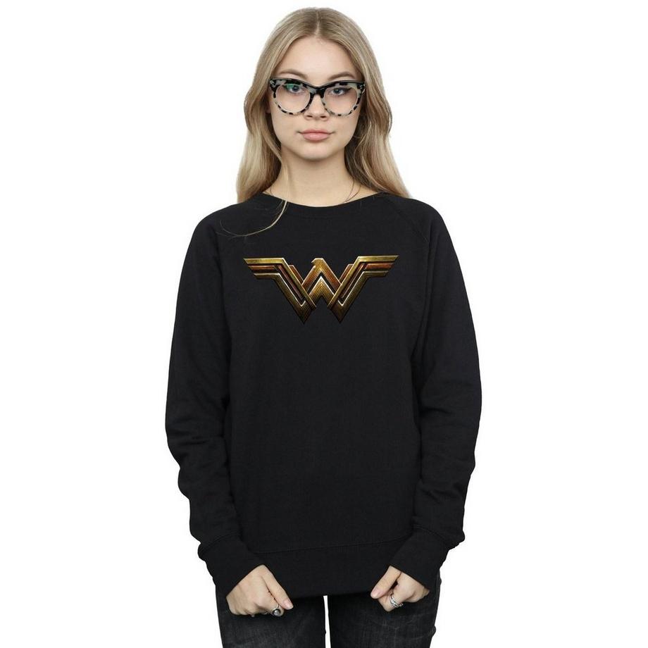 DC COMICS Justice League Wonder Woman Logo Felpa  