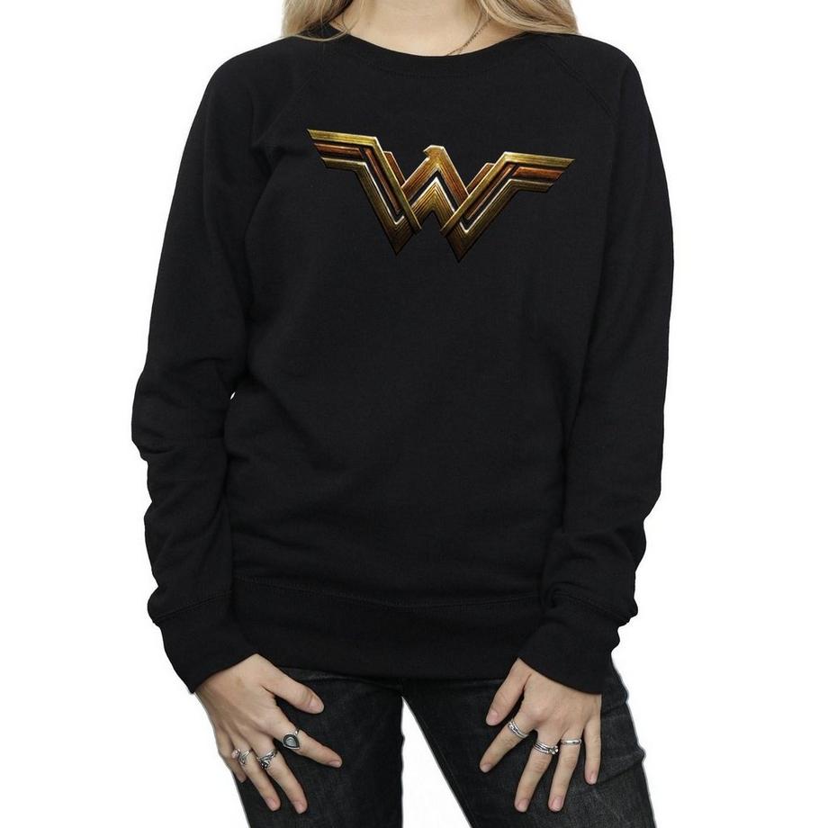 DC COMICS Justice League Wonder Woman Logo Felpa  